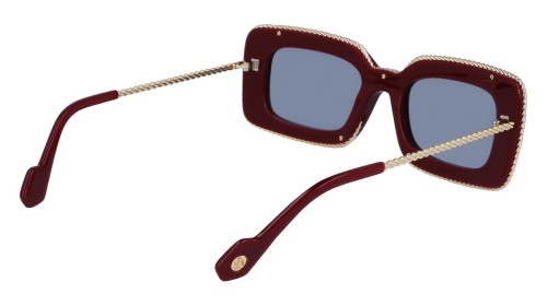 Lanvin LNV645S - 600 - 52 Napszemüvegek Bordó, Arany Szögletes
