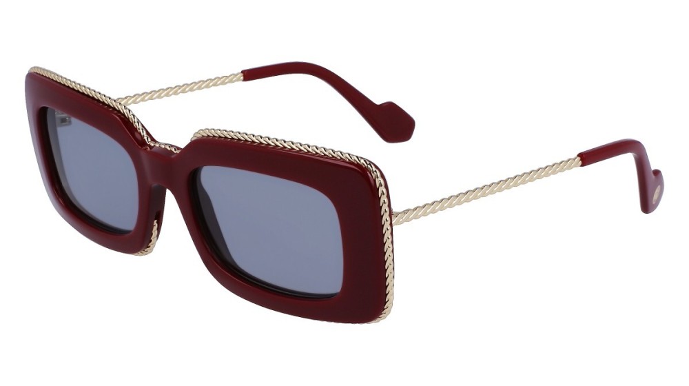 Lanvin LNV645S - 600 - 52 Napszemüvegek Bordó, Arany Szögletes