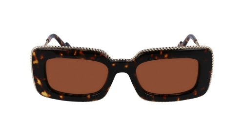 Lanvin LNV645S - 234 - 52 Napszemüvegek Dark Havanna, Arany Szögletes