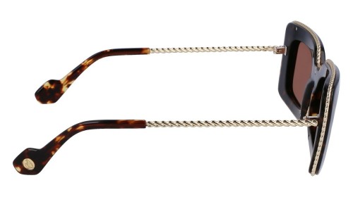 Lanvin LNV645S - 234 - 52 Napszemüvegek Dark Havanna, Arany Szögletes