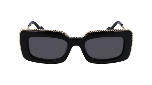 Lanvin LNV645S - 001 - 52 Napszemüvegek Arany,Fekete Szögletes