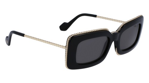 Lanvin LNV645S - 001 - 52 Napszemüvegek Arany,Fekete Szögletes