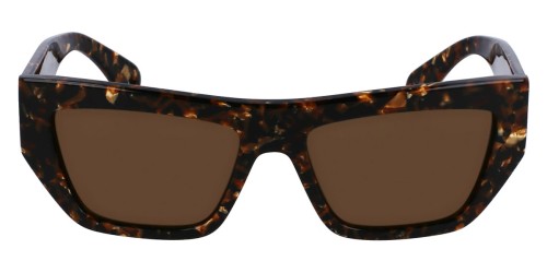 Lanvin LNV652S - 239 - 55 Napszemüvegek Dark Havanna Szögletes
