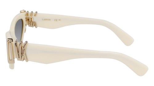 Lanvin LNV664S - 103 - 53 Napszemüvegek Fehér, Arany Cat Eye (Macskaszem)