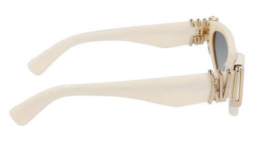 Lanvin LNV664S - 103 - 53 Napszemüvegek Fehér, Arany Cat Eye (Macskaszem)