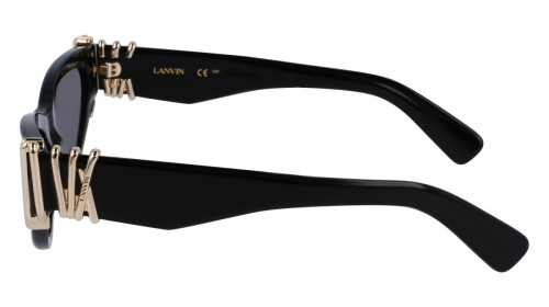 Lanvin LNV664S - 001 - 53 Napszemüvegek Fekete, Arany Cat Eye (Macskaszem)