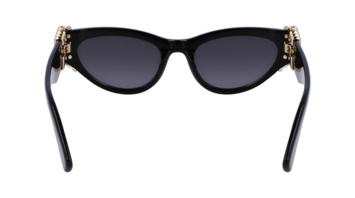 Lanvin LNV664S - 001 - 53 Napszemüvegek Fekete, Arany Cat Eye (Macskaszem)