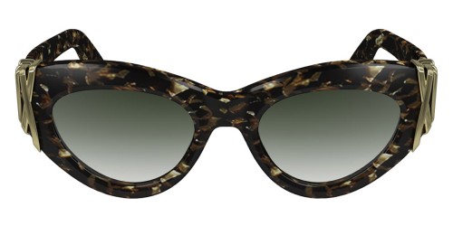 Lanvin LNV671S - 239 - 50 Napszemüvegek Barna,Mintás Cat Eye (Macskaszem)
