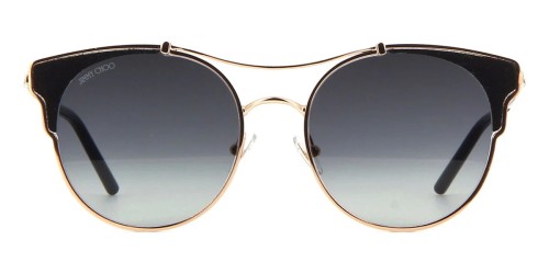 Jimmy Choo LUE/S - RHL1I - 59 Napszemüvegek Fekete,Arany Kerek