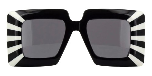 Loewe LW40090I - 04A - 47 Napszemüvegek Fehér,Fekete Szögletes