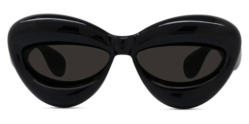 Loewe LW40097I - 01A - 55 Napszemüvegek Fekete Cat Eye (Macskaszem)