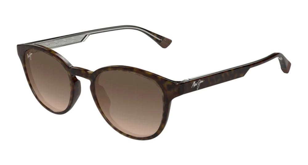 Maui Jim MJ0636S HIEHIE - 002 - 50 - POLARIZÁLT LENCSÉKKEL Napszemüvegek Havana Pillow (Lekerekített)