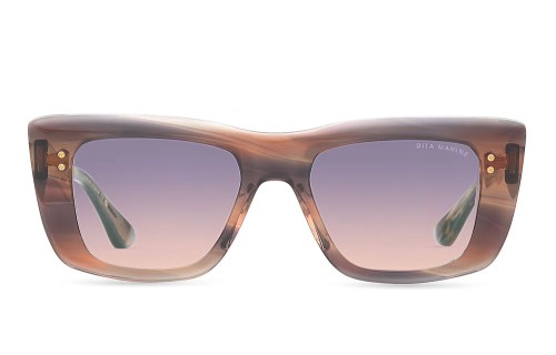 Dita MAHINE DTS437-A - 02 - 53 Napszemüvegek Havana Szögletes
