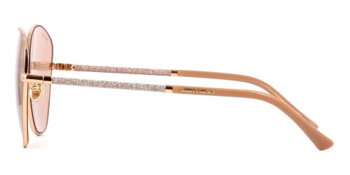 Jimmy Choo MARILIA/G/SK - BKU2S - 63 Napszemüvegek Rózsaarany,Ezüst Pillangó