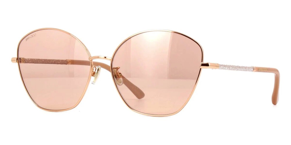 Jimmy Choo MARILIA/G/SK - BKU2S - 63 Napszemüvegek Rózsaarany,Ezüst Pillangó