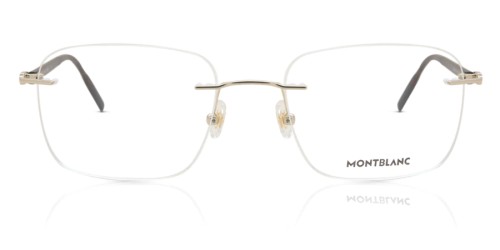 Mont Blanc MB0222O - 006 - 58 Optikai keretek Havana Szögletes