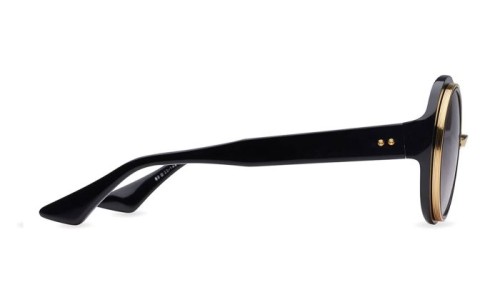 Dita MICRO-ROUND DTS406-A - 01 - 50 Napszemüvegek Fekete,Arany Kerek