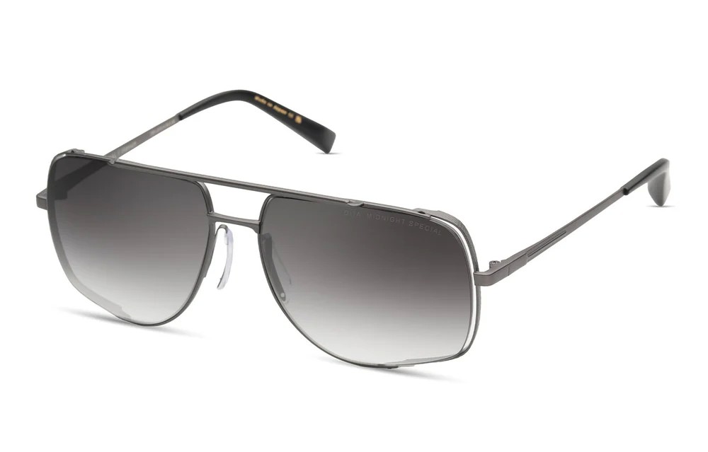 Dita MIDNIGHT SPECIAL TITANIUM DRX-2010 - N - 60 Napszemüvegek Ezüst,Fekete Pilóta (Aviator)