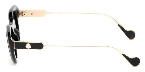 Moncler ML0102 - 01A - 45 Napszemüvegek Arany,Fekete Cat Eye (Macskaszem)