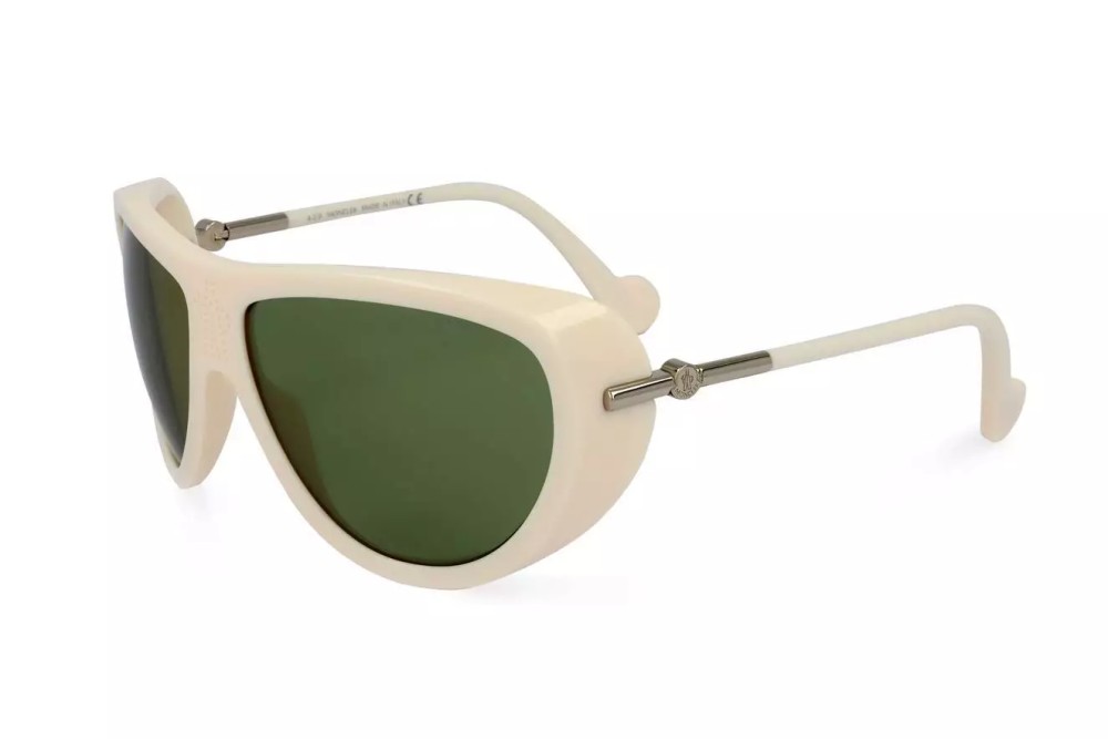 Moncler ML0128 - 25N - 61 Napszemüvegek Csontfehér Pilóta (Aviator)