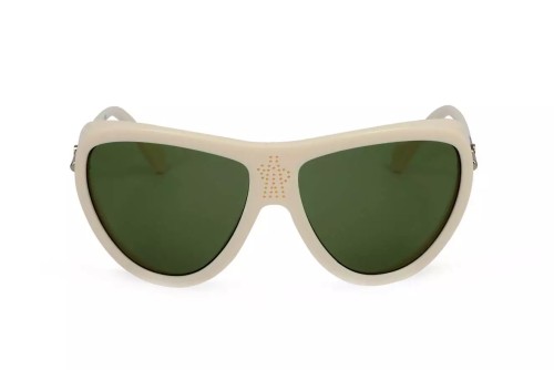Moncler ML0128 - 25N - 61 Napszemüvegek Csontfehér Pilóta (Aviator)