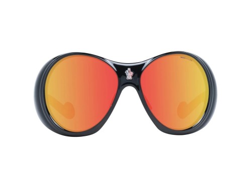Moncler ML0148 - 01C - 64 Napszemüvegek Fekete, Piros Pillangó