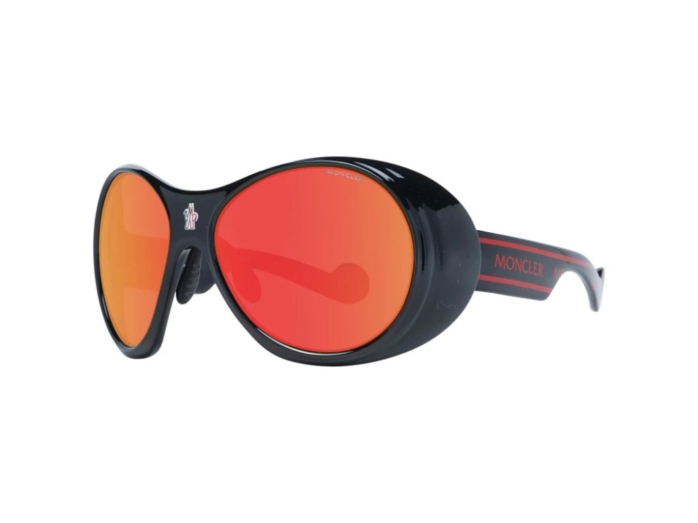 Moncler ML0148 - 01C - 64 Napszemüvegek Fekete, Piros Pillangó