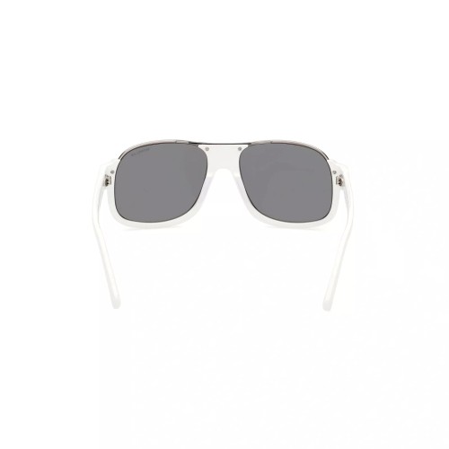 Moncler ML0208 PLEIADES - 21D - 58 - POLARIZÁLT LENCSÉKKEL Napszemüvegek Fehér Pilóta (Aviator)
