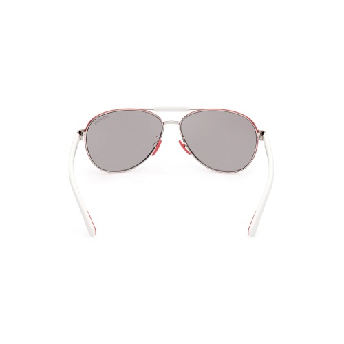 Moncler ML0241-H STELLER - 16C - 62 Napszemüvegek Fehér,Piros Pilóta (Aviator)