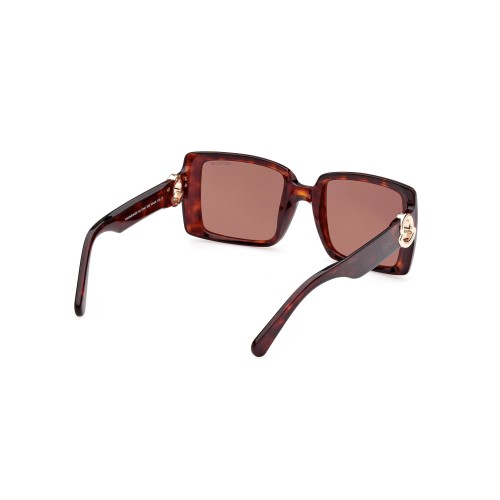 Moncler ML0244 PROMENADE - 52E - 53 Napszemüvegek Havanna Szögletes