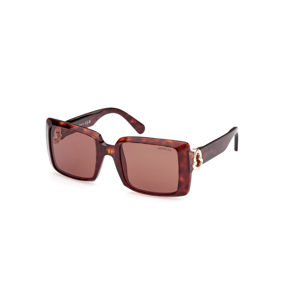 Moncler ML0244 PROMENADE - 52E - 53 Napszemüvegek Havanna Szögletes