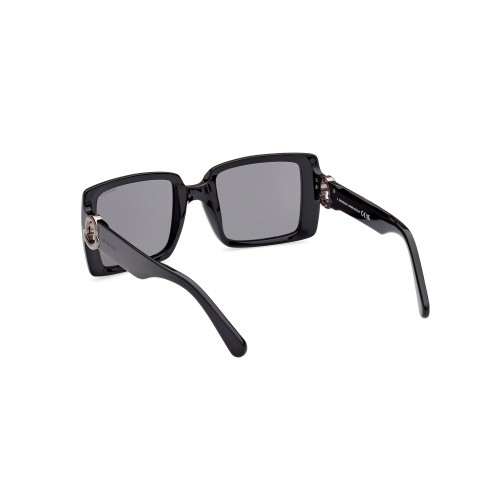 Moncler ML0244 PROMENADE - 01A - 53 Napszemüvegek Fekete Szögletes