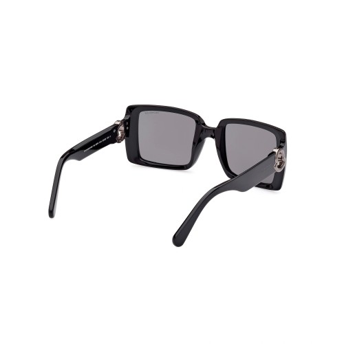 Moncler ML0244 PROMENADE - 01A - 53 Napszemüvegek Fekete Szögletes