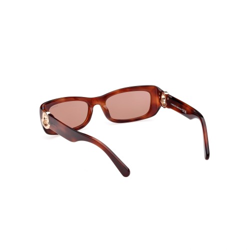 Moncler ML0245 MINUIT - 54E - 55 Napszemüvegek Havanna Szögletes