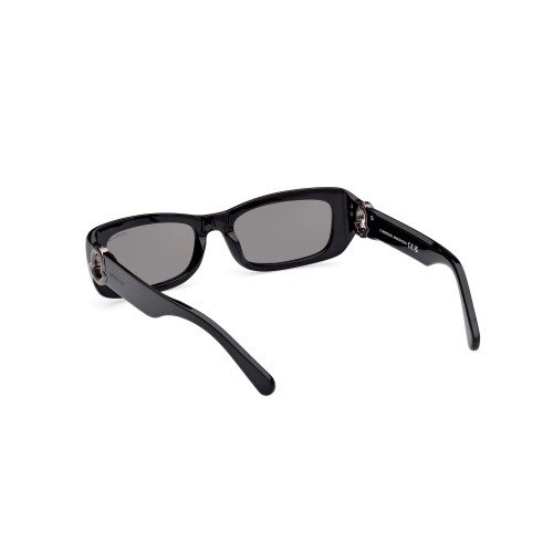 Moncler ML0245 MINUIT - 01A - 55 Napszemüvegek Fekete Szögletes