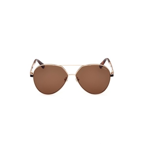 Moncler ML0263 VIZTA - 28H - 59 - POLARIZÁLT LENCSÉKKEL Napszemüvegek Rózsaarany, Havanna Pilóta (Aviator)
