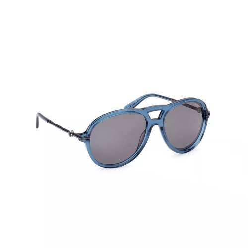 Moncler ML0288 PEAKE - 90D - 60 - POLARIZÁLT LENCSÉKKEL Napszemüvegek Kék Pilóta (Aviator)