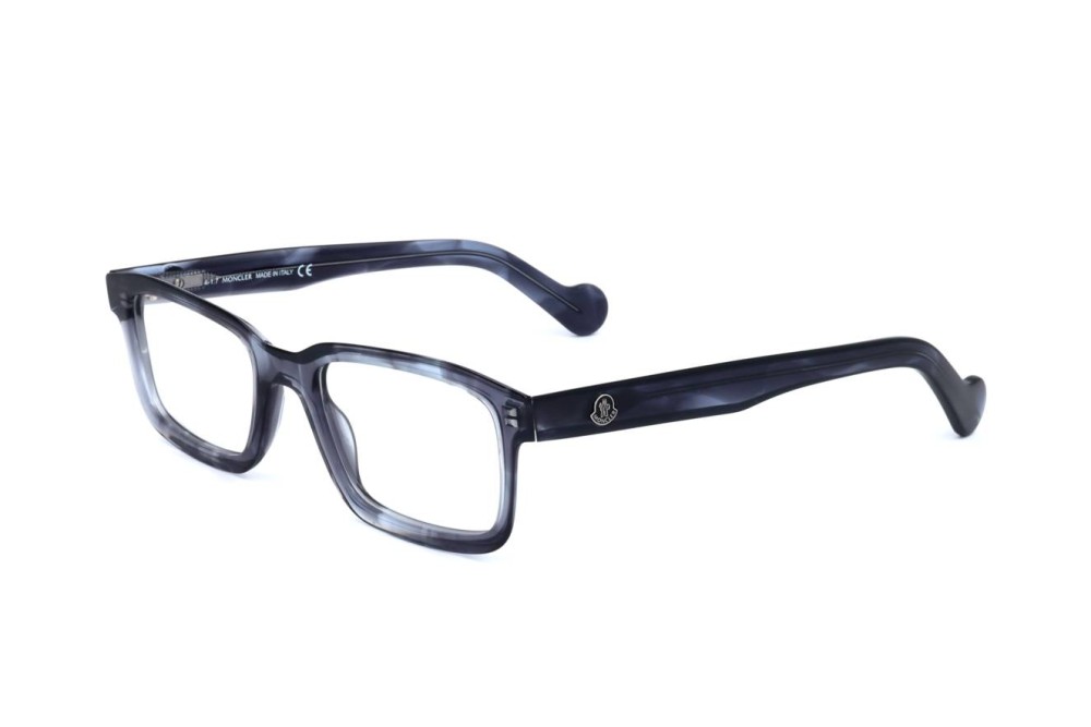 Moncler ML5004 - 092 - 52 Optikai keretek Kék, Mintás Szögletes
