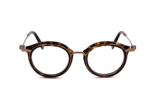 Moncler ML5007 - 052 - 45 Optikai keretek Dark Havanna, Bronz, Fekete Kerek