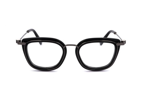 Moncler ML5008 - 001 - 48 Optikai keretek Fekete,Ezüst Pillow (Lekerekített)
