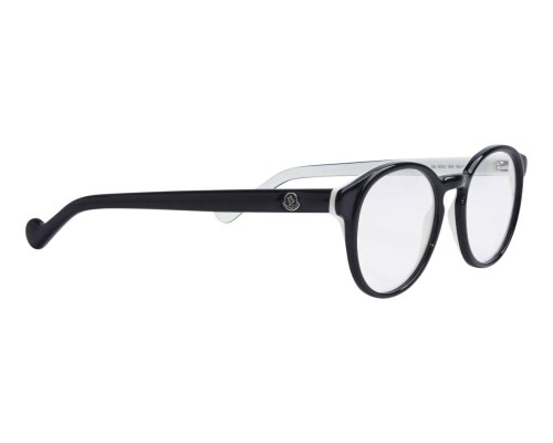 Moncler ML5053 - 004 - 52 Optikai keretek Fekete, Fehér Pillow (Lekerekített)