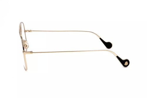 Moncler ML5060 - 032 - 58 Optikai keretek Arany, Fekete Pilóta (Aviator)