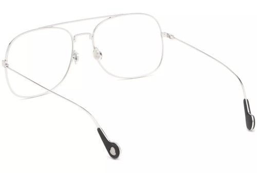 Moncler ML5060 - 016 - 58 Optikai keretek Ezüst, Fekete Pilóta (Aviator)