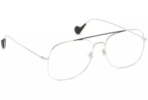 Moncler ML5060 - 016 - 58 Optikai keretek Ezüst, Fekete Pilóta (Aviator)