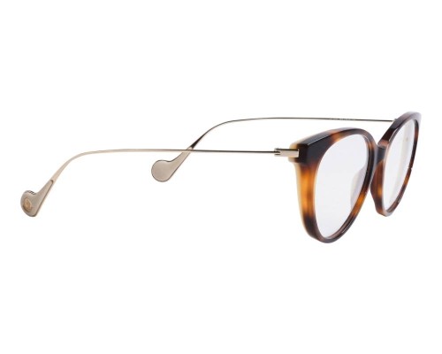 Moncler ML5071 - 052 - 53 Optikai keretek Havanna, Arany Cat Eye (Macskaszem)