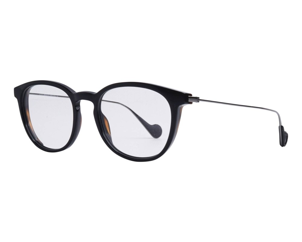 Moncler ML5072 - 001 - 53 Optikai keretek Fekete Pillow (Lekerekített)