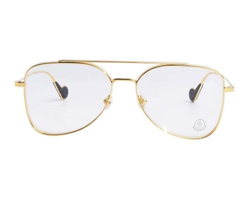 Moncler ML5083 - 030 - 57 Optikai keretek Arany,Fekete Pilóta (Aviator)