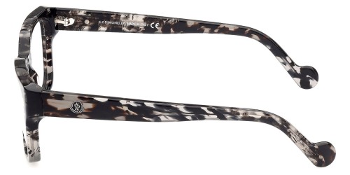 Moncler ML5085 - 055 - 54 Optikai keretek Fekete,Szürke,Mintás Szögletes