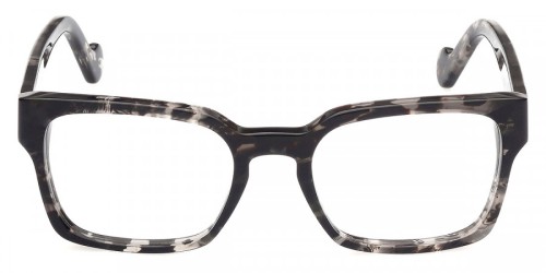 Moncler ML5085 - 055 - 54 Optikai keretek Fekete,Szürke,Mintás Szögletes