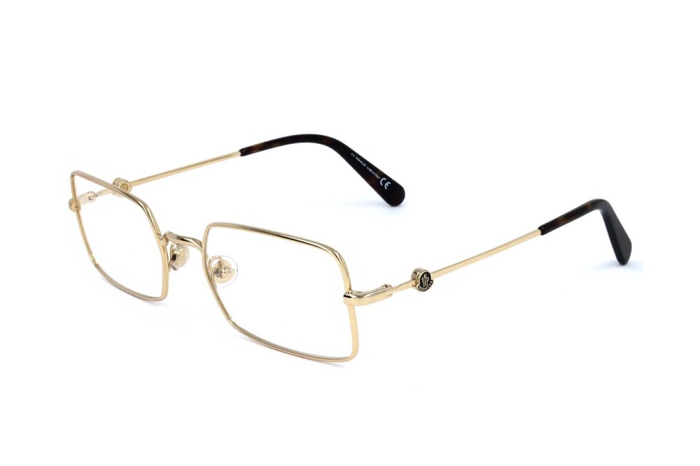 Moncler ML5127 - 032 - 55 Optikai keretek Arany,Fekete Szögletes